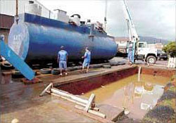 heavy rains flood islands pic