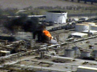 West Tulsa refinery fire pic