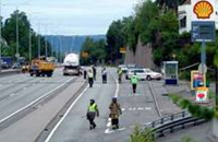 Norway Oslo Highway Closed Following Gas Blast Pic