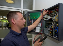 engineer and panel