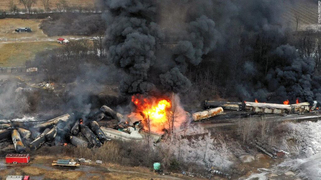 Investigation updated released into hazardous train derailment as rail company pulls out of meeting with locals