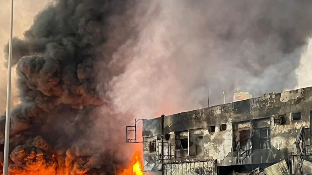Video: Firefighters from 4 emirates battle massive factory fire in Ajman