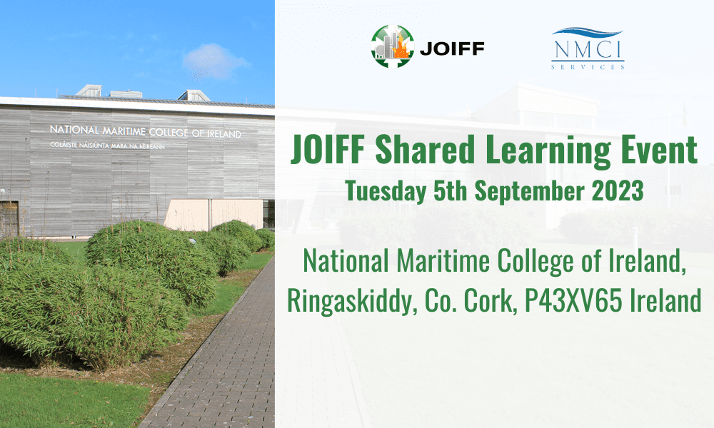 JOIFF announce programme for shared learning event in Ireland