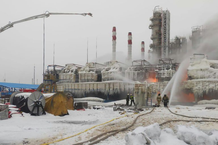 Explosion at St Petersburg gas terminal