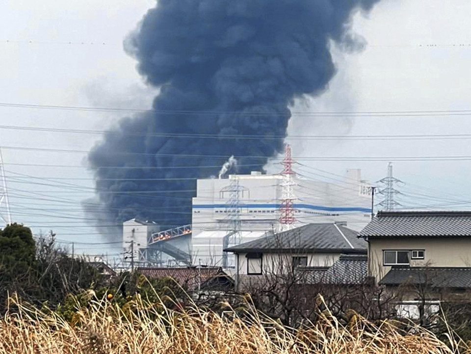 Explosion reported at thermal power plant in central Japan